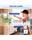 Смарт WiFi камера нощно виждане водосустойчива FULL HD 1080P Аудио
